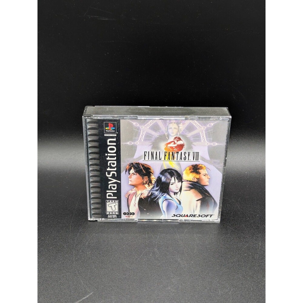 Sony PlayStation 1 PS1 Final Fantasy VIII 8 Black Label Version 4 Disc